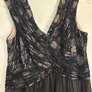 Elegant Black Lace Dress